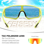 ÉÌƷͼƬ 39 | B0D95W5582 | FEISEDY Kids Sunglasses Youth Baseball Polarized Sunglasses Sports Lightweight TR90 Frame Boys Girls Cycling B0213