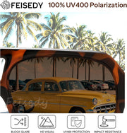 ÉÌƷͼƬ 6 | B0H1WK6BZT | FEISEDY Retro Aviator Polarized Sunglasses Men Women Trendy Square B0433
