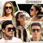 ÉÌƷͼƬ 41 | B0GYVVZBQM | FEISEDY Classic Aviator Sunglasses UV400 Protection for Women Men B0461
