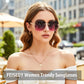 商品图片 40 | B083VRLS2Q | FEISEDY Classic Rimless Sunglasses Women Metal Frame Diamond Cutting Lens Sun Glasses B2567