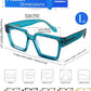 商品图片 4 | B0CDBH37B5 | FEISEDY Oversized Blue Light Glasses for Women Men TR90 Retro Square Anti Eyestrain Glasses Rectangle Fashion Frame B0037