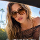 商品图片 33 | B0H71K72HH | FEISEDY Retro Aviator Sunglasses for Women Men 70s Square Sun Glasses B0281
