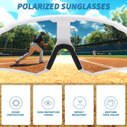 ÉÌƷͼƬ 15 | B0D78XVKSX | FEISEDY Polarized Cycling Glasses Sports Sunglasses, UV400 Protection Baseball Running Glasses for Men Women Youth B0180