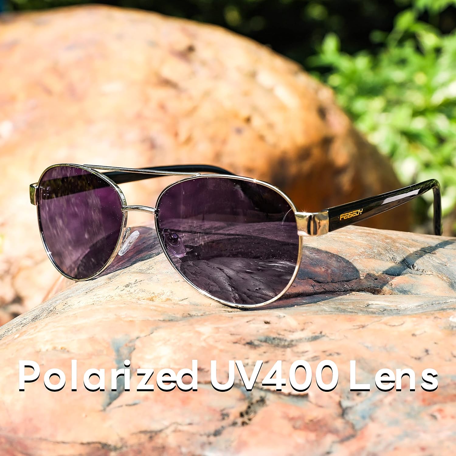 商品图片 19 | B0BXXC6Y74 | FEISEDY Classic Aviator Sunglasses for Women Pilot Polarized Sunglasses Men UV400 Protection for Driving Fishing Golf B4109