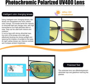 ÉÌƷͼƬ 13 | B0D6RBYFQB | FEISEDY Polarized Aviator Photochromic Sunglasses Men Women for Day and Night Driving Metal Frame B0172