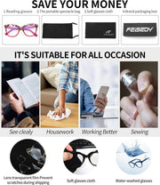 ÉÌƷͼƬ 28 | B0CNGMZZZX | FEISEDY Retro Square Reading Glasses Anti Glare Digital Blue Light Blocking Eyestrain for Women Reader B0058