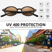 ÉÌƷͼƬ 80 | B0DTHVTKB5 | FEISEDY Retro Oval Sunglasses for Women 90s Narrow Round Lightweight Shades Y2k Trendy Sunnies B1171