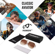 ÉÌƷͼƬ 30 | B0CB543WBD | FEISEDY Vintage Retro 70s Plastic Aviator Sunglasses Women Men Classic Large Squared Frame B2751