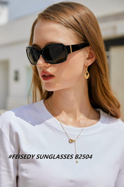 ÉÌƷͼƬ 10 | B07XNYV3GC | FEISEDY Polarized Oversized Sunglasses for Women Men, Classic Rectangle Wrap Around Large Frame UV400 Protection B2504