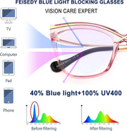 ÉÌƷͼƬ 13 | B0B63PP6VN | FEISEDY Women Oversized Square Blue Light Blocking Glasses Anti Eyestrain Cat Eye Fashion Eyewear B2956