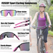 ÉÌƷͼƬ 13 | B0CVWYCSZS | FEISEDY Sports Sunglasses for Men Women Baseball Cycling Running Driving Glasses UV400 B0088