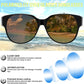 商品图片 5 | B0FRRT5Z37 | FEISEDY Fit Over Glasses Polarized Sunglasses, UV400 Protection for Driving & Outdoor Activities B0328