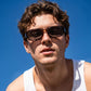 商品图片 14 | B0GLGJQXJW | FEISEDY Y2K Bug Eye Cat Eye Oval Sunglasses for Women Men B0407 | Ultra-lightweight, UV400 protection, Versatile & Chic, Petite faces