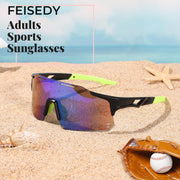 ÉÌƷͼƬ 27 | B0DB5PJ1BJ | FEISEDY Cycling Glasses Sports Sunglasses for Men Women, Youth Kids Baseball Softball Running Sunglasses B0223