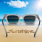 商品图片 4 | B0C9J9VMJL | FEISEDY Sunglasses Men Women Polarized, Chunky Square Thick Frame, Rectangle UV400 Shade Sun Glasses B2396