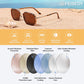 商品图片 34 | B0FQ4Y7FV6 | FEISEDY Polarized Aviator Sunglasses for Women Men Square TAC Lens B0329 | UV400 protection, Lightweight, Military-grade durability, Spring temples, Climate Pledge Friendly, Driving, Beach