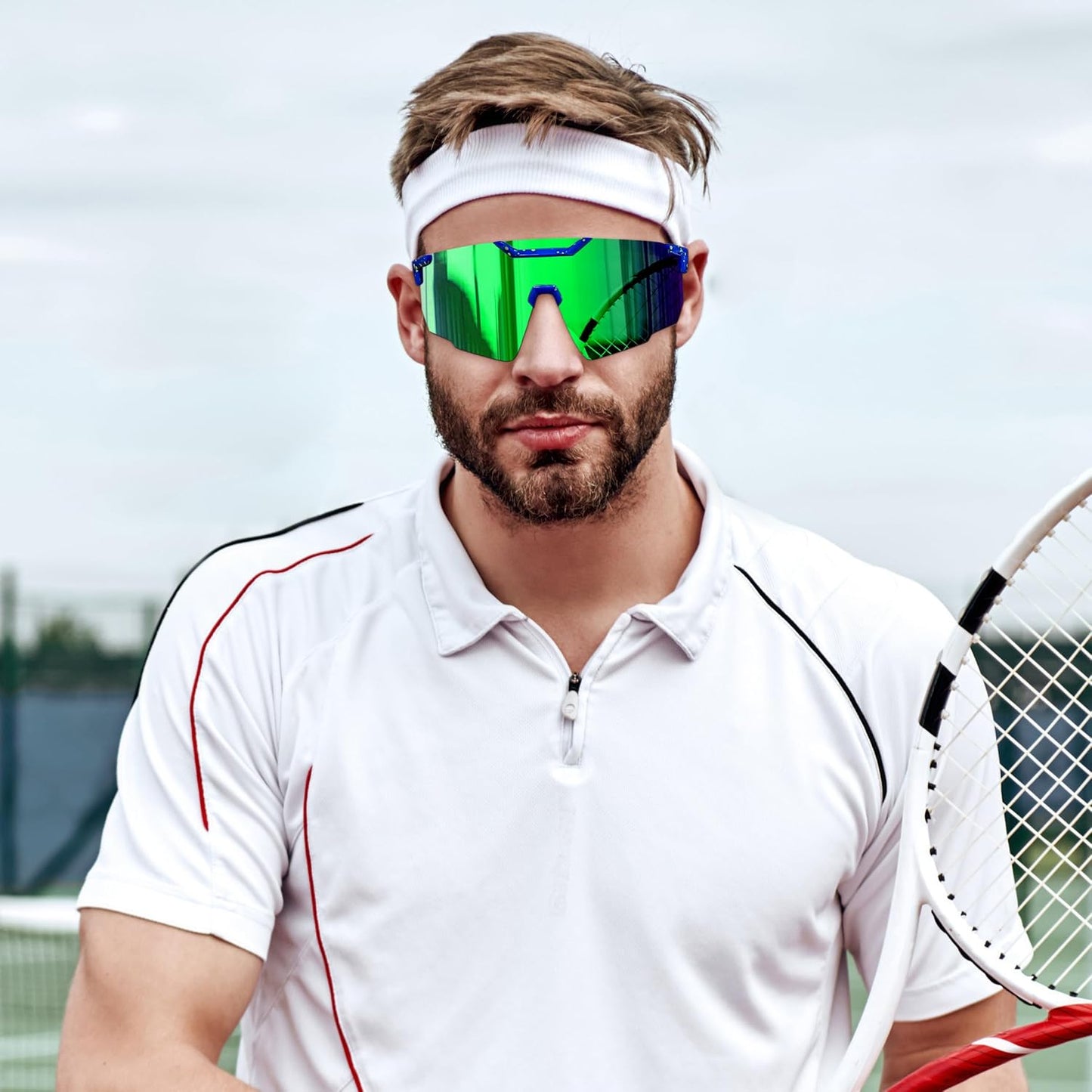 商品图片 9 | B0D2R93ZVQ | FEISEDY Cycling Sunglasses for Men Women, Sport Sunglasses for Baseball Softball Running Fishing Golf UV400 B0167