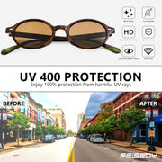 ÉÌƷͼƬ 66 | B0DTHVTKB5 | FEISEDY Retro Oval Sunglasses for Women 90s Narrow Round Lightweight Shades Y2k Trendy Sunnies B1171
