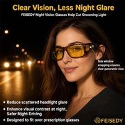 商品图片 5 | B0HG8TKYW8 | FEISEDY Fit Over Polarized Sunglasses Men, Night Driving Wrap Glasses B0330