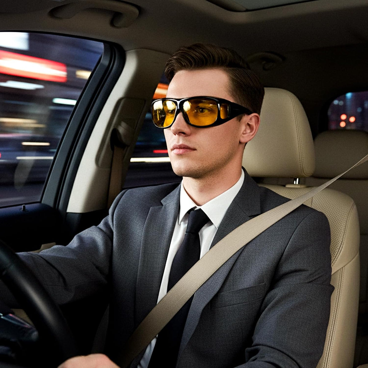 商品图片 6 | B0FPCJVNW5 | Fit Over Glasses Sunglasses for Women Men - Driving Glasses Day/Night Myopia Goggles Sunglasses Cover