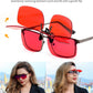 商品图片 10 | B0FZKQ9RL5 | FEISEDY Clip on Rimless One Piece Blue Light Glasses for Woman Men B0360
