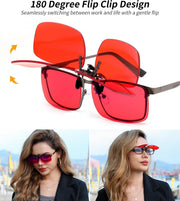 ÉÌƷͼƬ 10 | B0FZKQ9RL5 | FEISEDY Clip on Rimless One Piece Blue Light Glasses for Woman Men B0360
