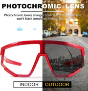 ÉÌƷͼƬ 18 | B0DFMBL68F | FEISEDY Photochromic Sports Sunglasses for Men Women Night Vision Cycling Driving Running Glasses B0233