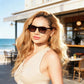 商品图片 4 | B0FHD6DJB5 | FEISEDY Trendy Square Polarized Sunglasses For Men Women Thick Frame B0294