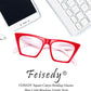 商品图片 6 | B08VNQPH3Y | FEISEDY Square Cat Eye Reading Glasses Blue Light Blocking Women Fashion Cateye Reader Anti Glare Digital Eyestrain B2604