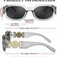 商品图片 13 | B0B5V7T75J | FEISEDY Retro Trendy Rectangle Sunglasses Women Men Narrow Shades B2322