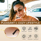 商品图片 4 | B0GY42ZV46 | FEISEDY Women and Men UV400 Protection Sunglasses, Polygon Square Metal Frame Retro Stylish Shades B0452