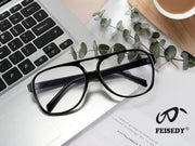 ÉÌƷͼƬ 17 | B09WZY6VWN | FEISEDY 70s Aviator Glasses Frame Blue Light Blocking Glasses Oversized Square Computer Glasses Women Men B2888
