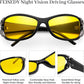 商品图片 75 | B081YY5RM3 | FEISEDY Classic Womens Night Glasses Driving Anti Glare Wrap Around Yellow Sunglasses B2548