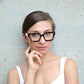 商品图片 22 | B0CDBH37B5 | FEISEDY Oversized Blue Light Glasses for Women Men TR90 Retro Square Anti Eyestrain Glasses Rectangle Fashion Frame B0037