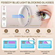 ÉÌƷͼƬ 25 | B0GT2R9GP7 | FEISEDY Photochromic Blue Light Blocking Glasses Fashion Women Men B1238
