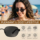 商品图片 25 | B0GY42ZV46 | FEISEDY Women and Men UV400 Protection Sunglasses, Polygon Square Metal Frame Retro Stylish Shades B0452