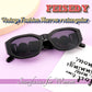 商品图片 7 | B0B5V7T75J | FEISEDY Retro Trendy Rectangle Sunglasses Women Men Narrow Shades B2322