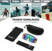 ÉÌƷͼƬ 18 | B0CSDCDBR7 | FEISEDY Cycling Sunglasses for Men Women, Sports Glasses for Youth Running Baseball Shades UV400 Protection B0108