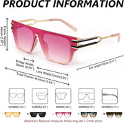 ÉÌƷͼƬ 6 | B0B23NX2M4 | FEISEDY Fashion Square Sunglasses for Women Men Retro Metal Side Shades UV400 Protection Lens B2678