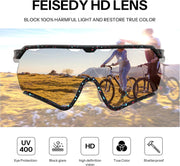 ÉÌƷͼƬ 4 | B0FL29WPXL | FEISEDY Sports Sunglasses for Men Women Youth Baseball Cycling Running Softball Biking Glasses B0305