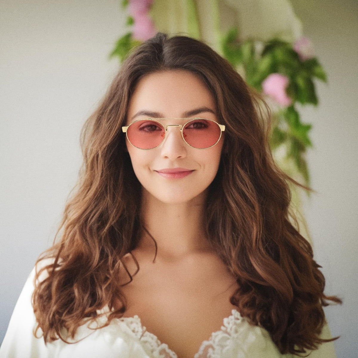ÉÌƷͼƬ 11 | B0DRYKH1MV | FEISEDY Classic Trendy Oval Sunglasses Women Men Cute Small Shade Metal Frame Sunnies B0264