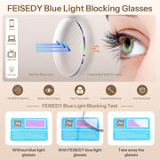 ÉÌƷͼƬ 19 | B0GLFT2JL1 | FEISEDY Progressive Multifocal Reading Glasses Blue Light Blocking B0397