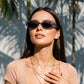 商品图片 23 | B0H6WC71MZ | FEISEDY Retro Oval Polarized Sunglasses for Women Cat Eye TR90 Shades B0460