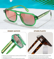 ÉÌƷͼƬ 52 | B0DSH2BVX5 | FEISEDY Polarized Aviator Sunglasses Men Women, Retro 70s Style Design - UV400 Protection, Driving & Daily Wear B0203