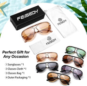 ÉÌƷͼƬ 7 | B0GYVVZBQM | FEISEDY Classic Aviator Sunglasses UV400 Protection for Women Men B0461