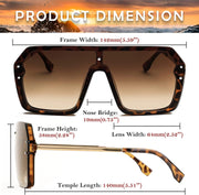 ÉÌƷͼƬ 12 | B0854JYPB2 | FEISEDY Classic Siamese One Piece Sunglasses Nice Rimless Stylish Retro Design for Women Men B2574