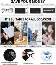 ÉÌƷͼƬ 14 | B0CNGMZZZX | FEISEDY Retro Square Reading Glasses Anti Glare Digital Blue Light Blocking Eyestrain for Women Reader B0058