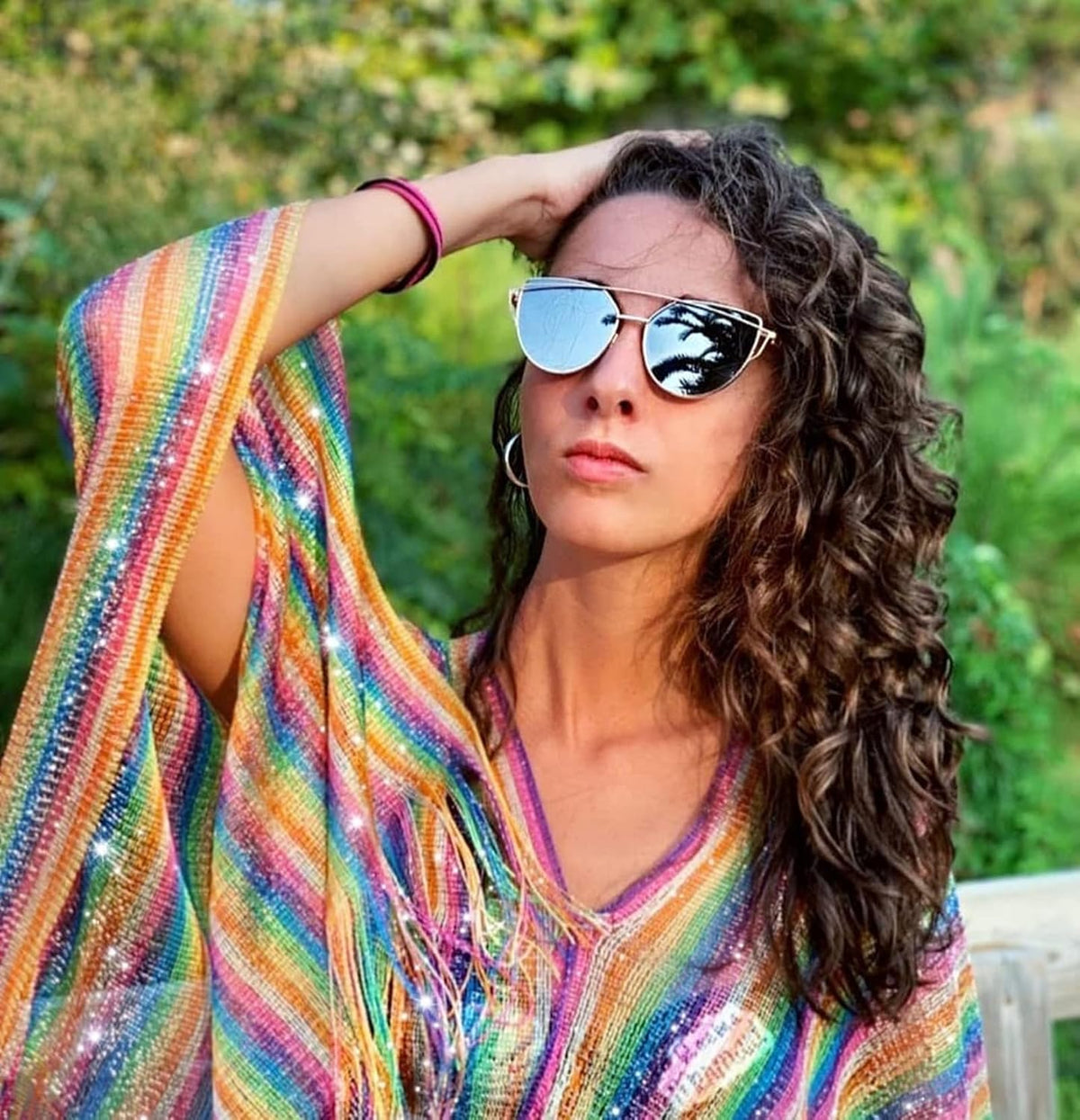 ÉÌƷͼƬ 4 | B01MEHLOJ8 | FEISEDY Cat Eye Fashion Metal Frame Mirrored Flat Lenses Women Sunglasses B2206