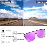 ÉÌƷͼƬ 125 | B0B2836HD6 | FEISEDY Sunglasses for Women Men, Fashion Mirrored Single Lens Shades