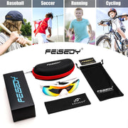 ÉÌƷͼƬ 24 | B0CZ7Y96D2 | FEISEDY Polarized Sports Sunglasses for Kids Youth Baseball Cycling Running Glasses for Boys Girls Age 3-12 B0142